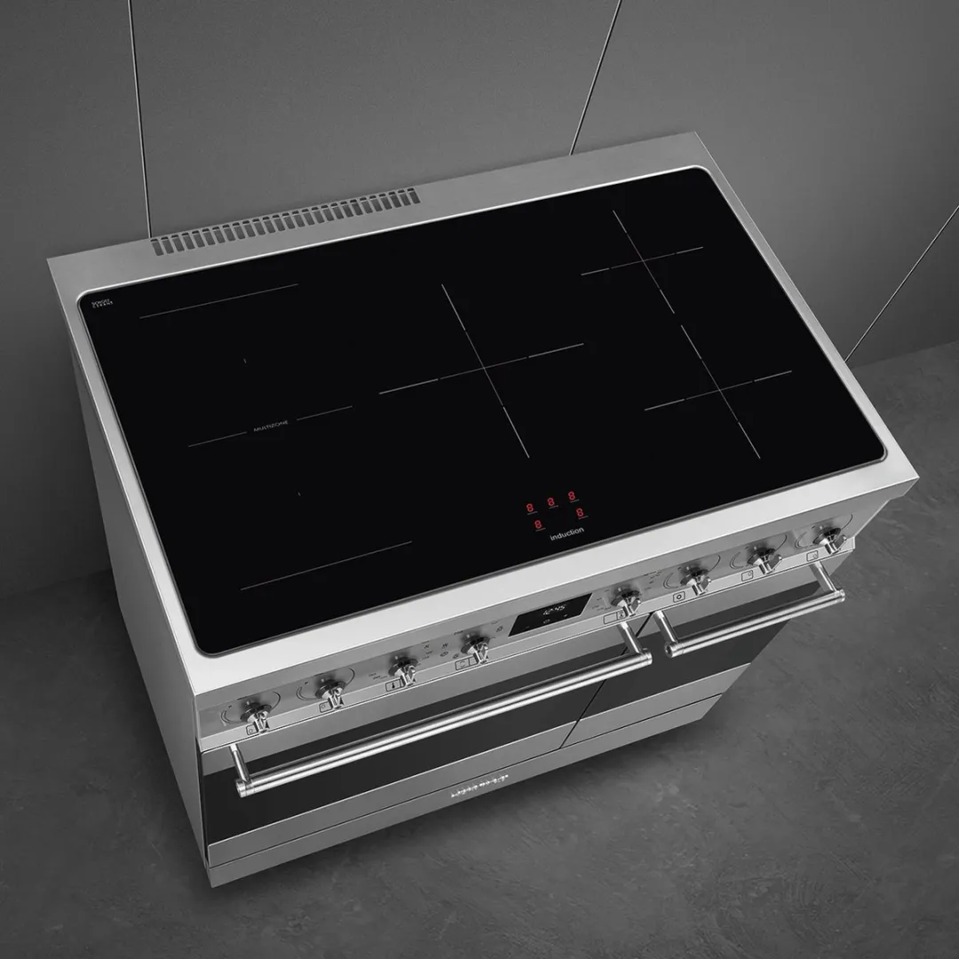 Smeg Symphony C92IMX2 Vrijstaand Fornuis - 2 Ovens 5 Zones Inductie - 7,6 kW