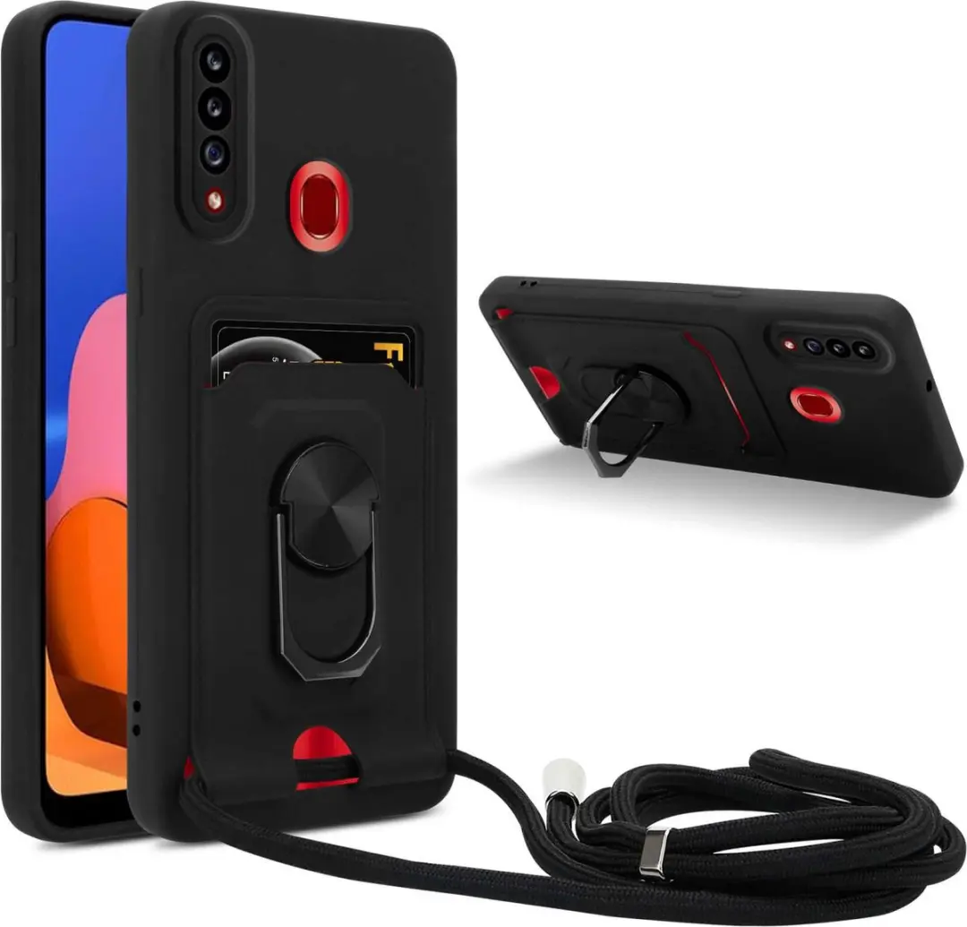 Cadorabo Telefoonketting Hoesje met standfunctie geschikt voor Samsung Galaxy A2