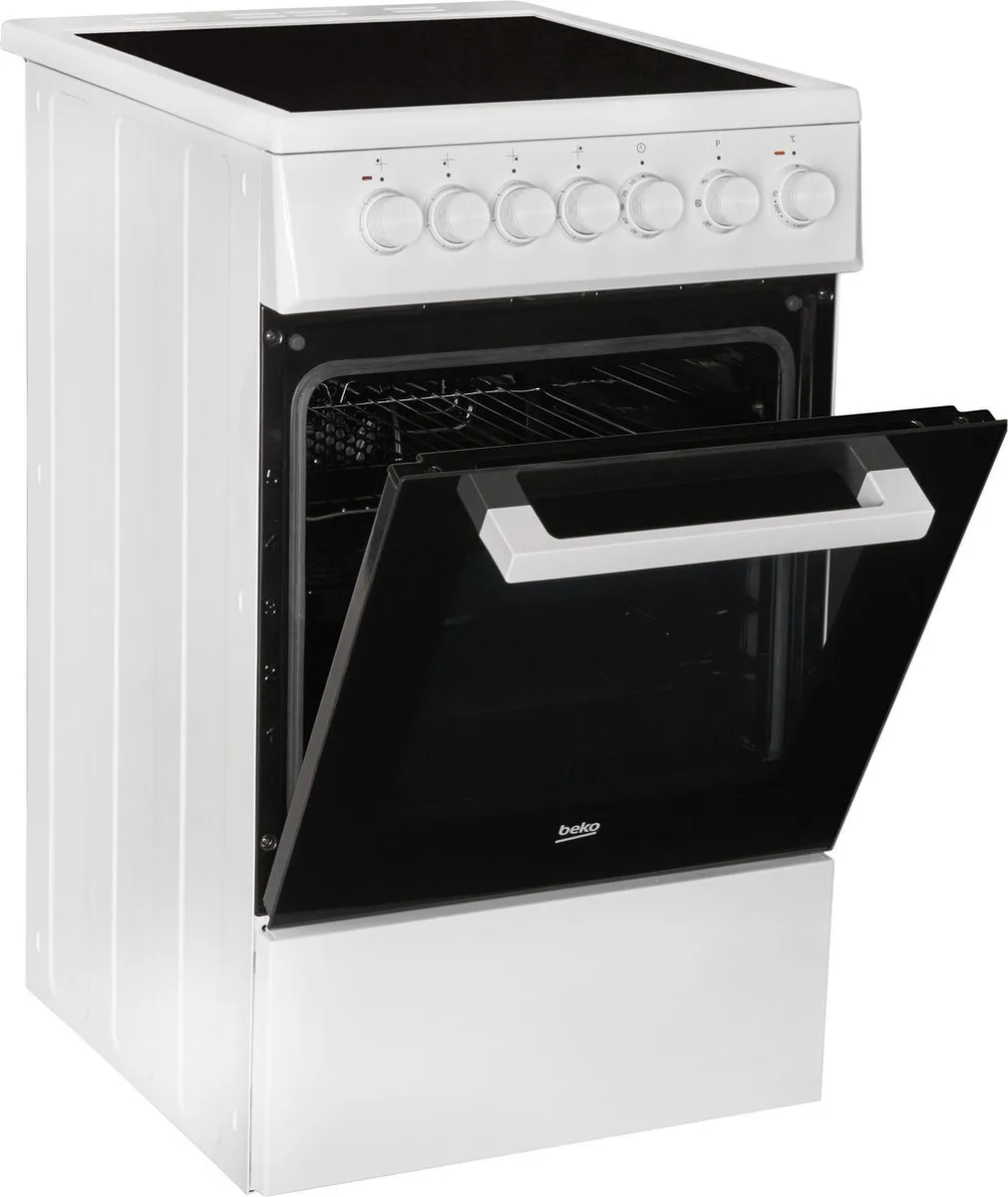 Beko FSM57100GW Keramisch Fornuis 50cm - 4 Kookzones - afbeelding 6 van 6