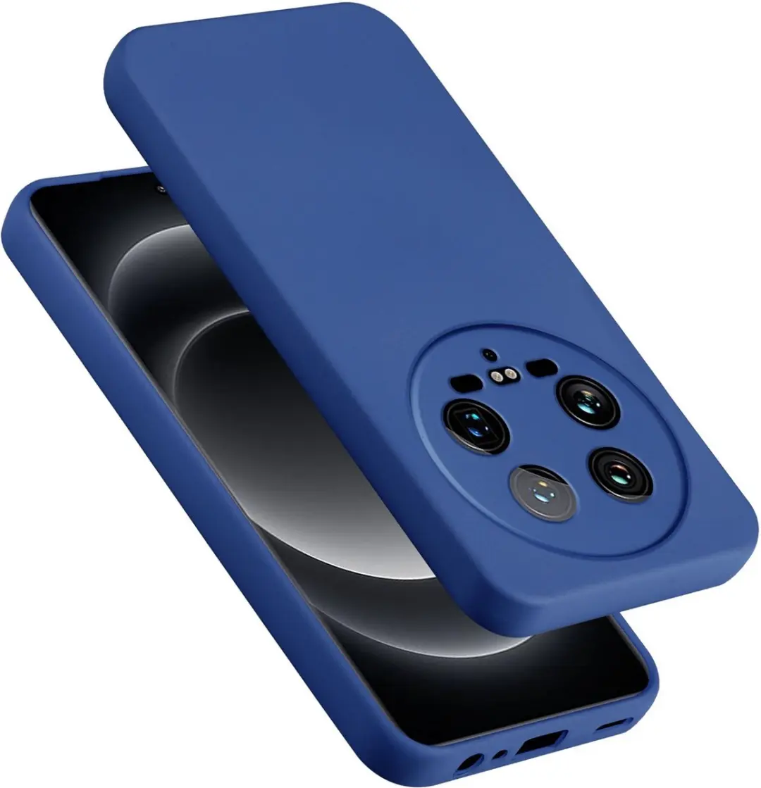 Cadorabo Hoesje geschikt voor Xiaomi 14 Ultra in LIQUID BLAUW