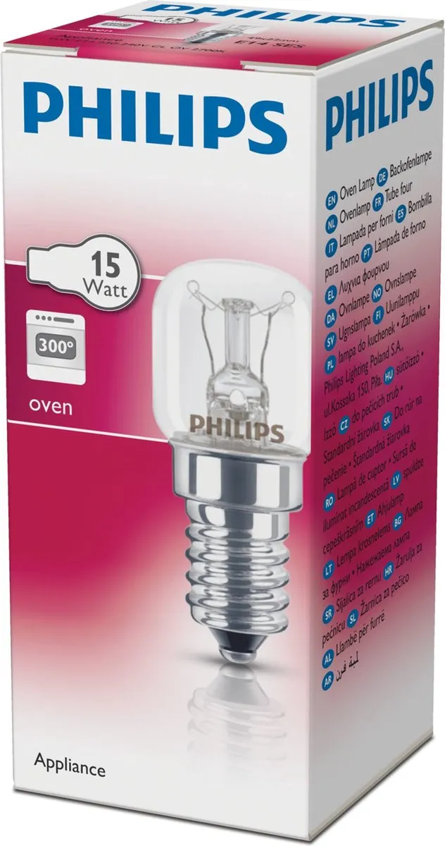 Philips Ovenlamp 15W E14 300°C - Warm Wit