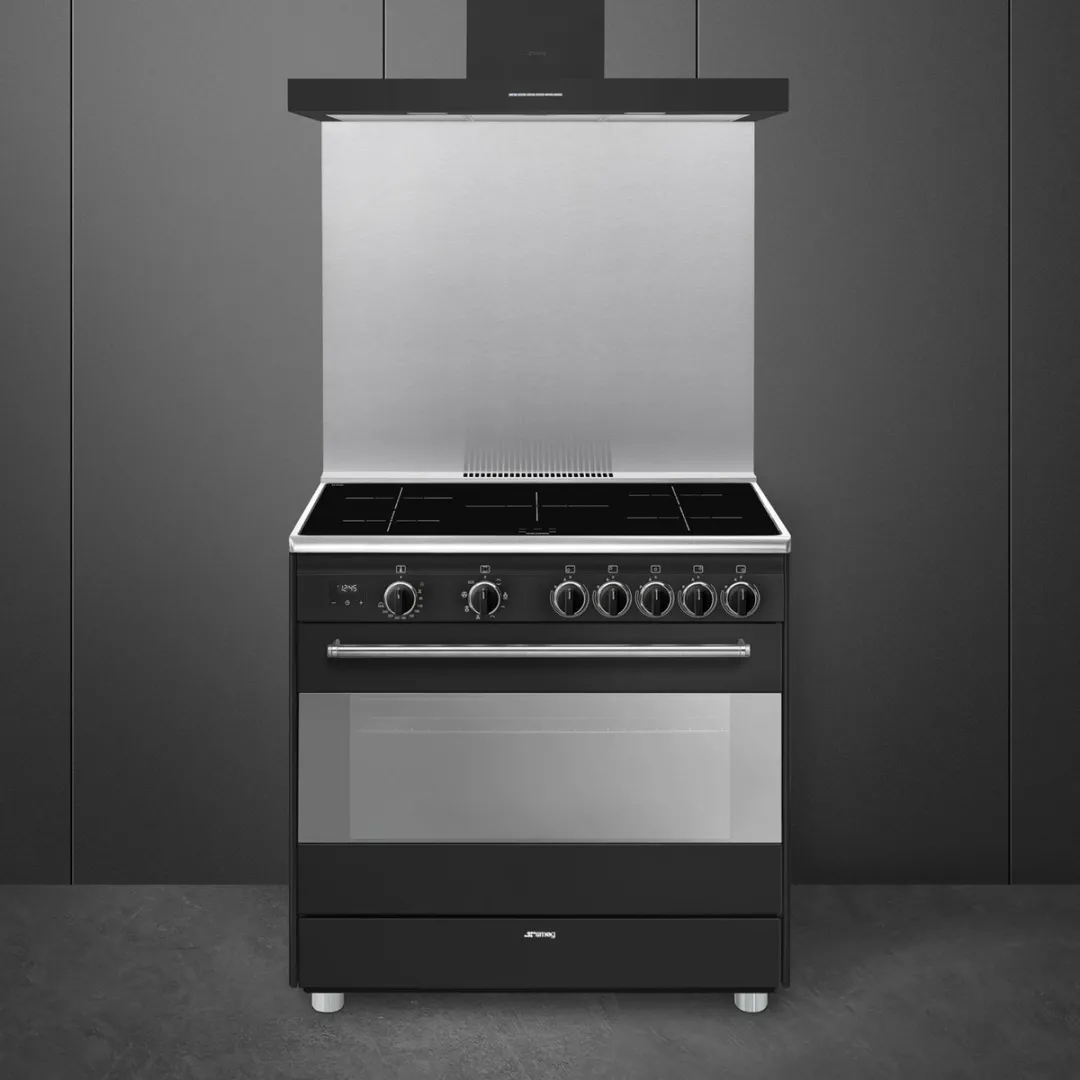 Smeg BG91IAN2 Inductiefornuis 90cm - 5 Zones - Antraciet