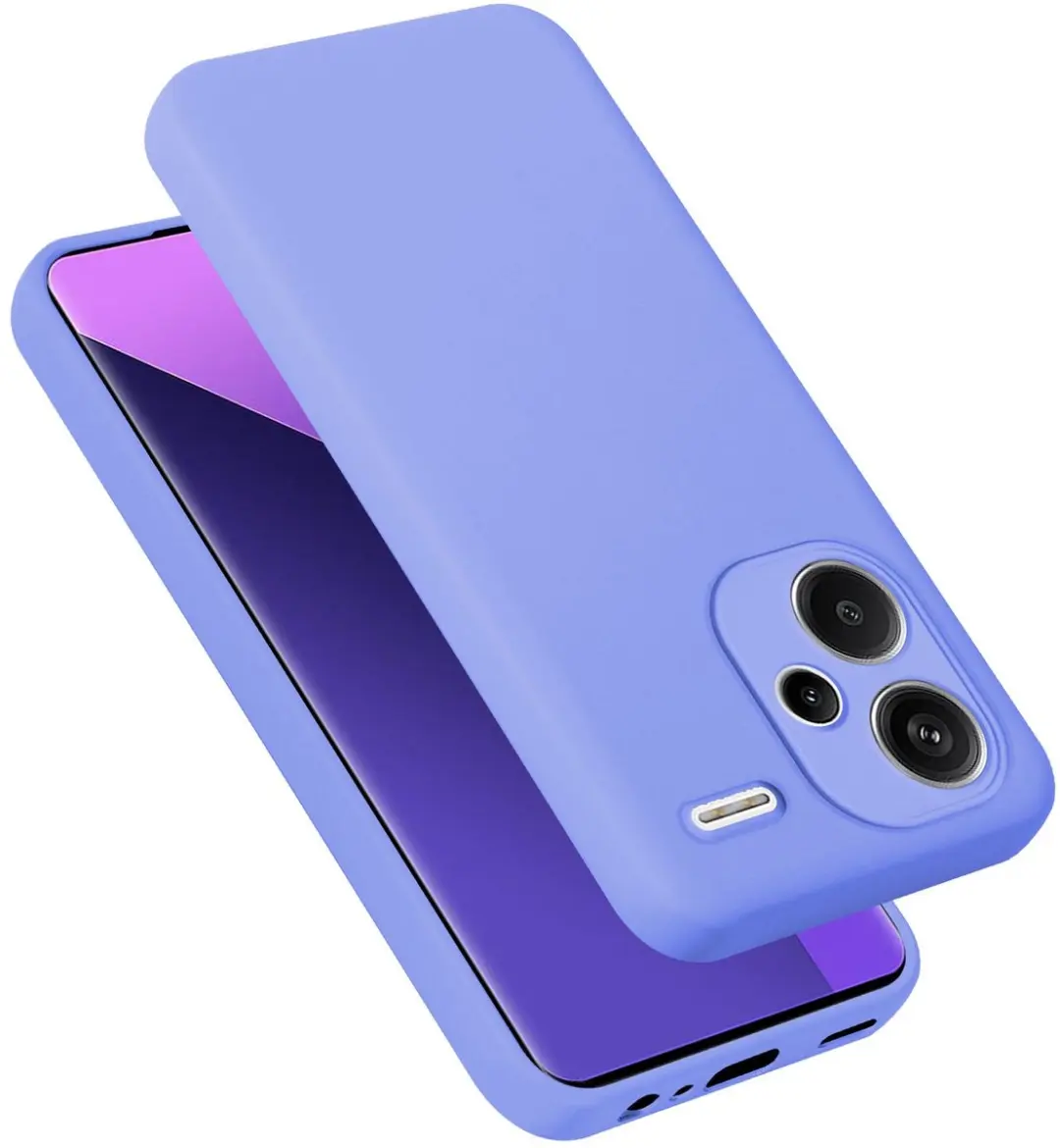 Cadorabo Hoesje geschikt voor Xiaomi Redmi Note 13 Pro Plus in LIQUID LICHT PAAR