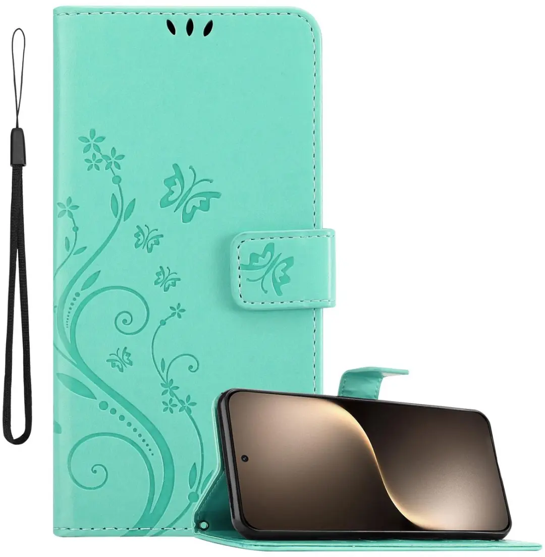 Cadorabo Hoesje geschikt voor Honor Magic 7 in BLOEMEN TURKOOIS