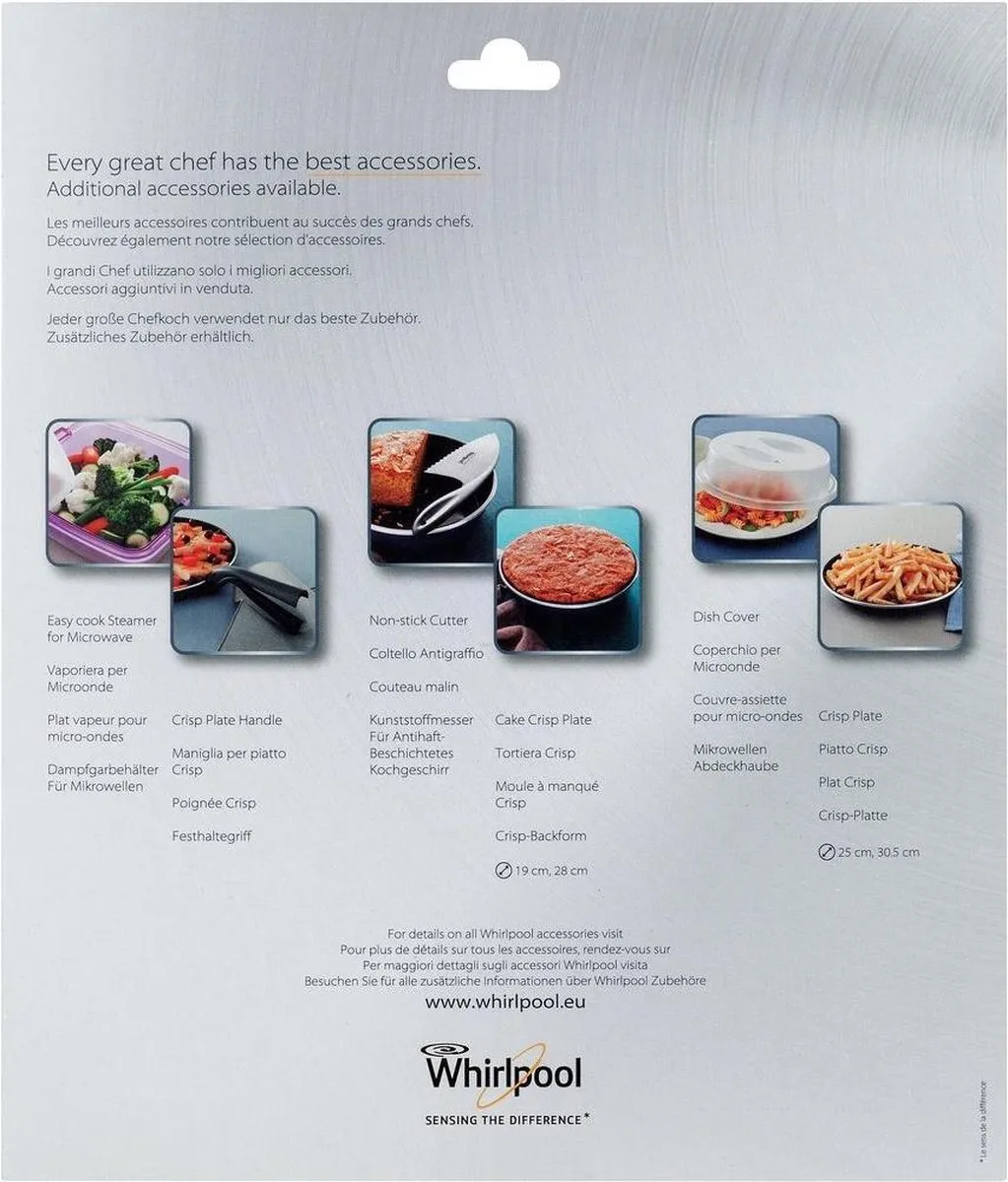 Whirlpool Wpro AVM290 Magnetronplaat - Ø29-31cm - Zwart - afbeelding 6 van 6