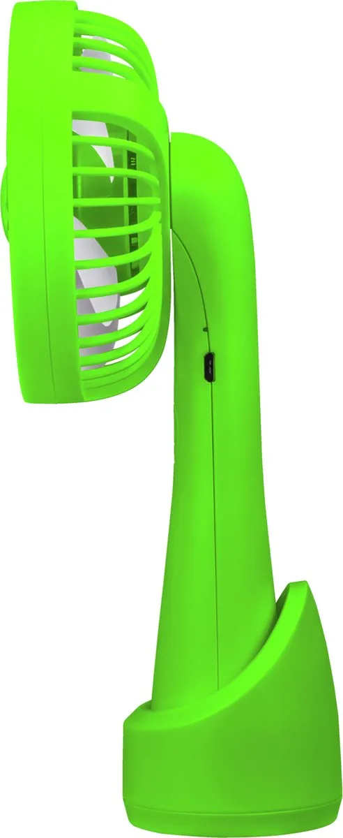 Trust Ventu-Go Groen Mini Ventilator - 3 Snelheden - Oplaadbaar - afbeelding 6 van 6