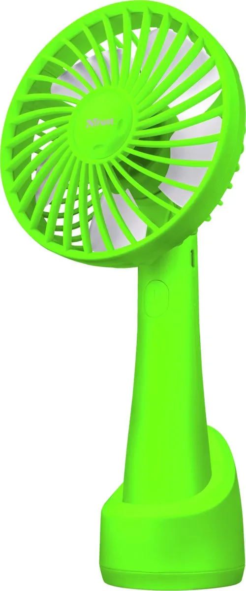 Trust Ventu-Go Groen Mini Ventilator - 3 Snelheden - Oplaadbaar