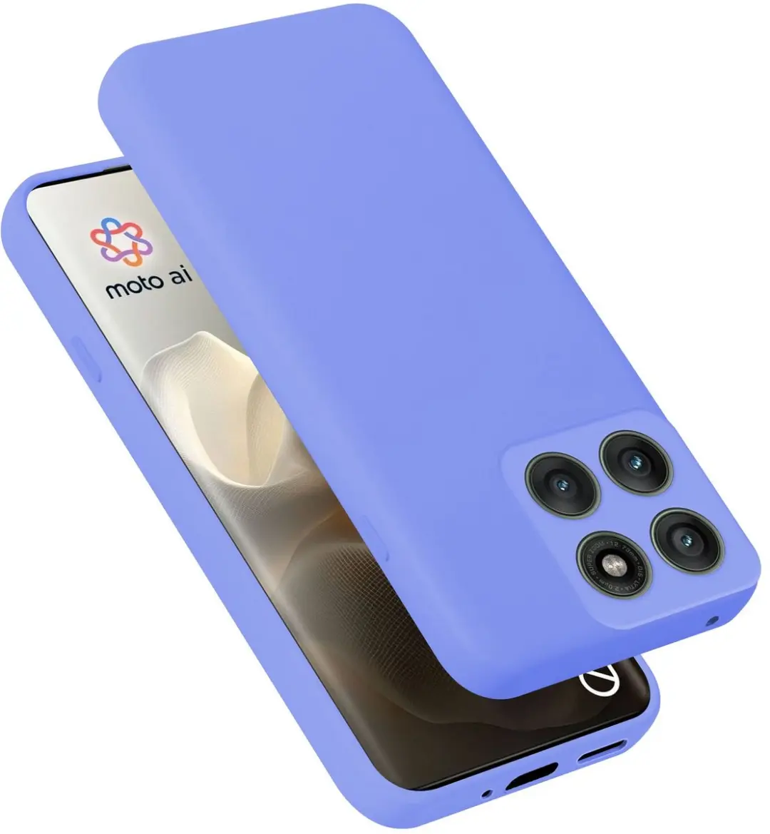 Cadorabo Hoesje geschikt voor Motorola Moto Edge 60 Pro Case in Liquid Lichte Pa