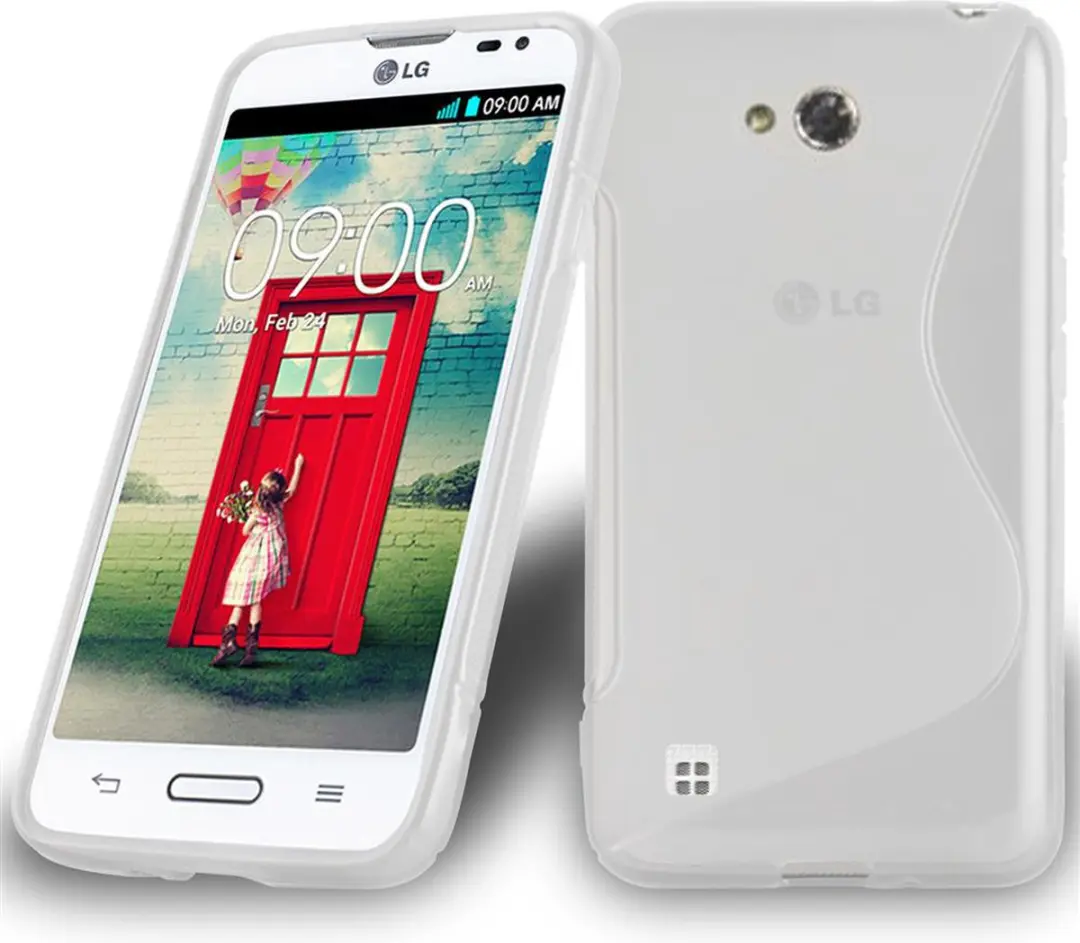 Cadorabo Hoesje geschikt voor LG L50 in SEMI-TRANSPARANT