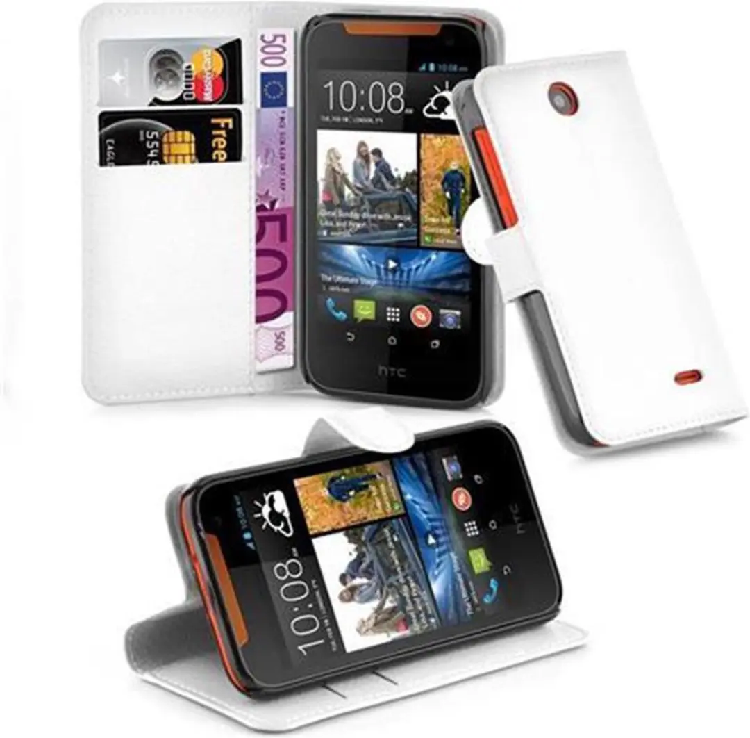 Cadorabo Hoesje geschikt voor HTC Desire 310 in ARCTISCH WIT