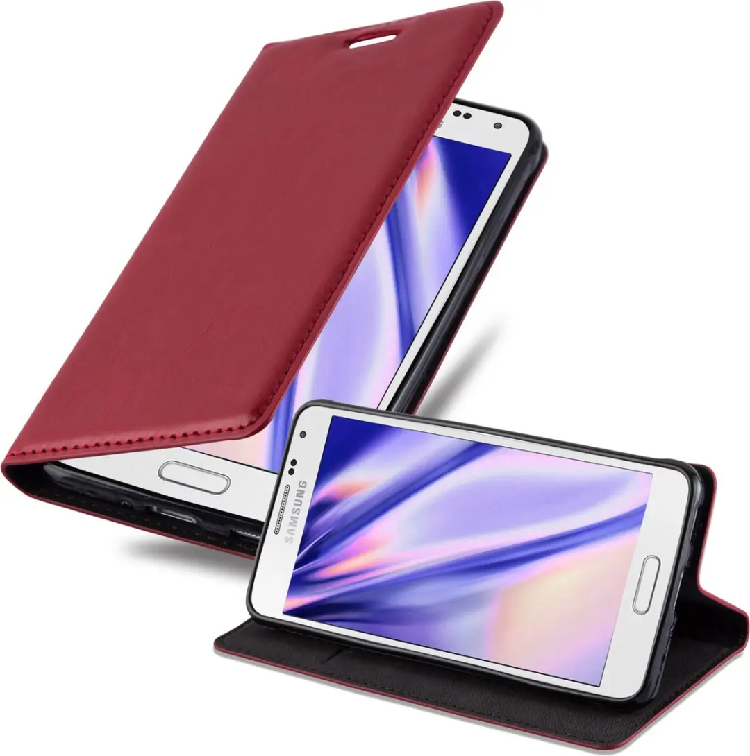 Cadorabo Hoesje geschikt voor Samsung Galaxy ALPHA in APPEL ROOD