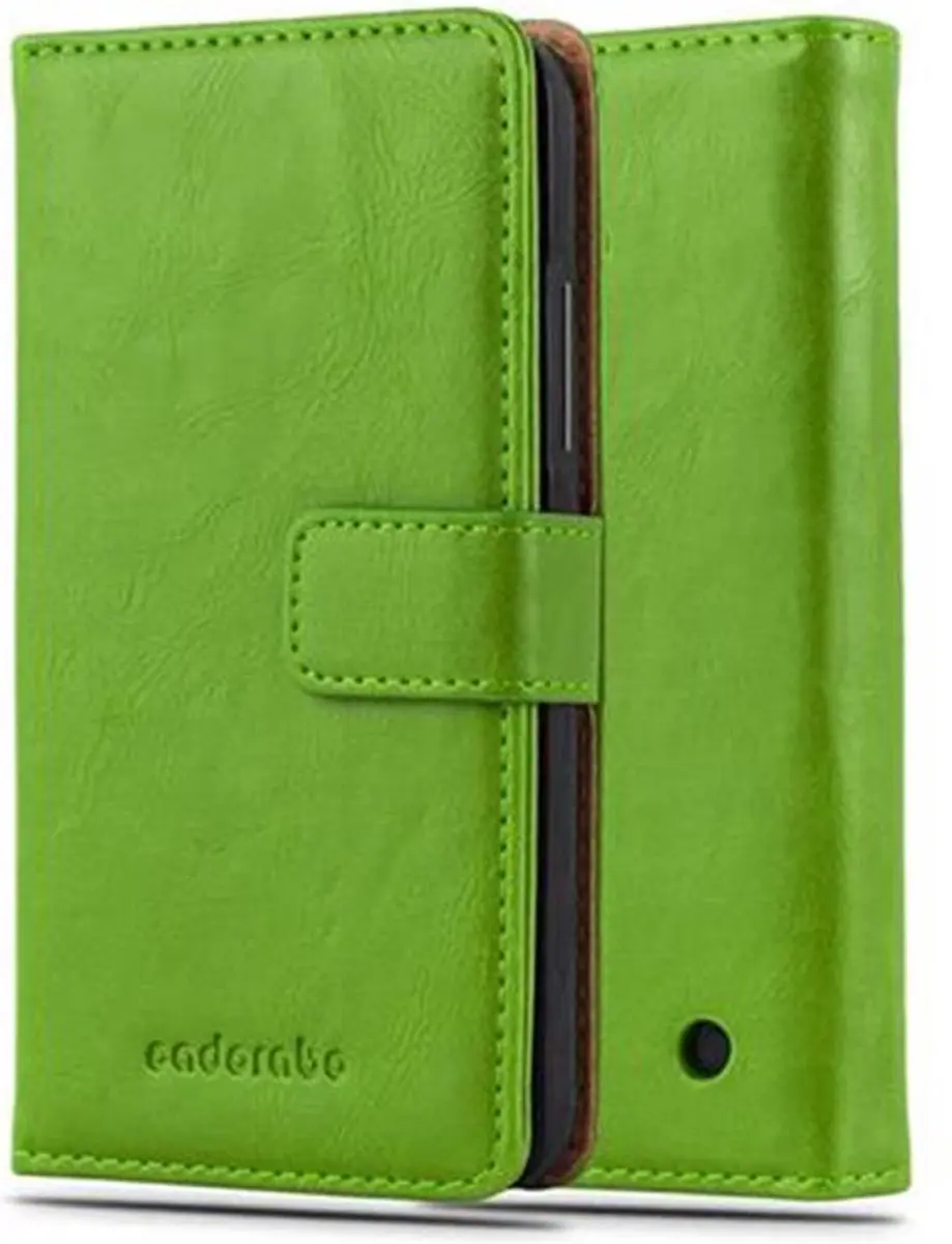Cadorabo Hoesje geschikt voor Nokia Lumia 640 in GRAS GROEN