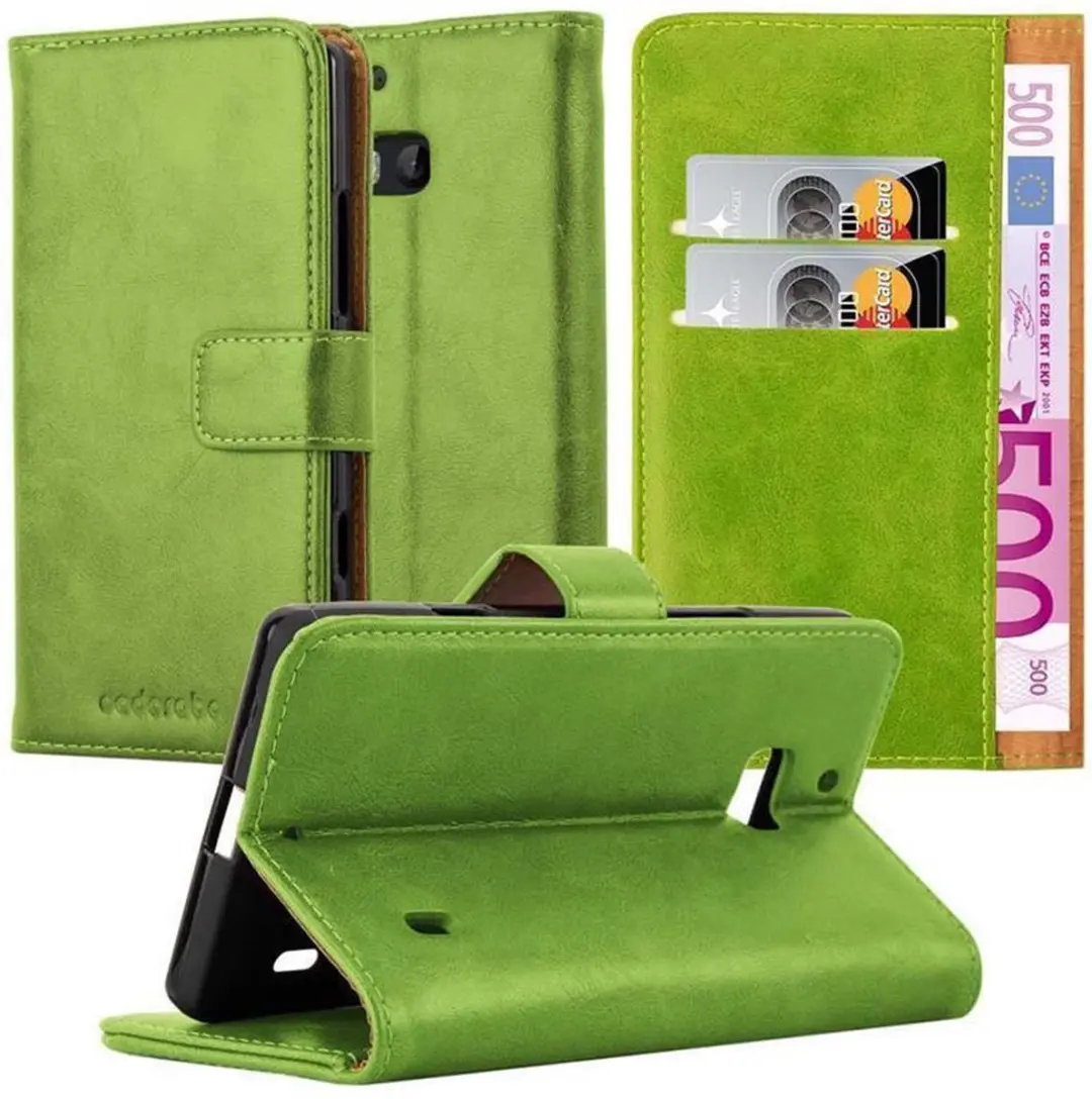 Cadorabo Hoesje geschikt voor Nokia Lumia 929 / 930 in GRAS GROEN