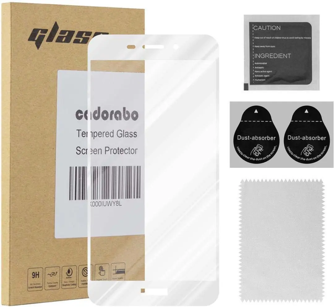 Cadorabo Screenprotector geschikt voor Honor 6C Volledig scherm pantserfolie Bes