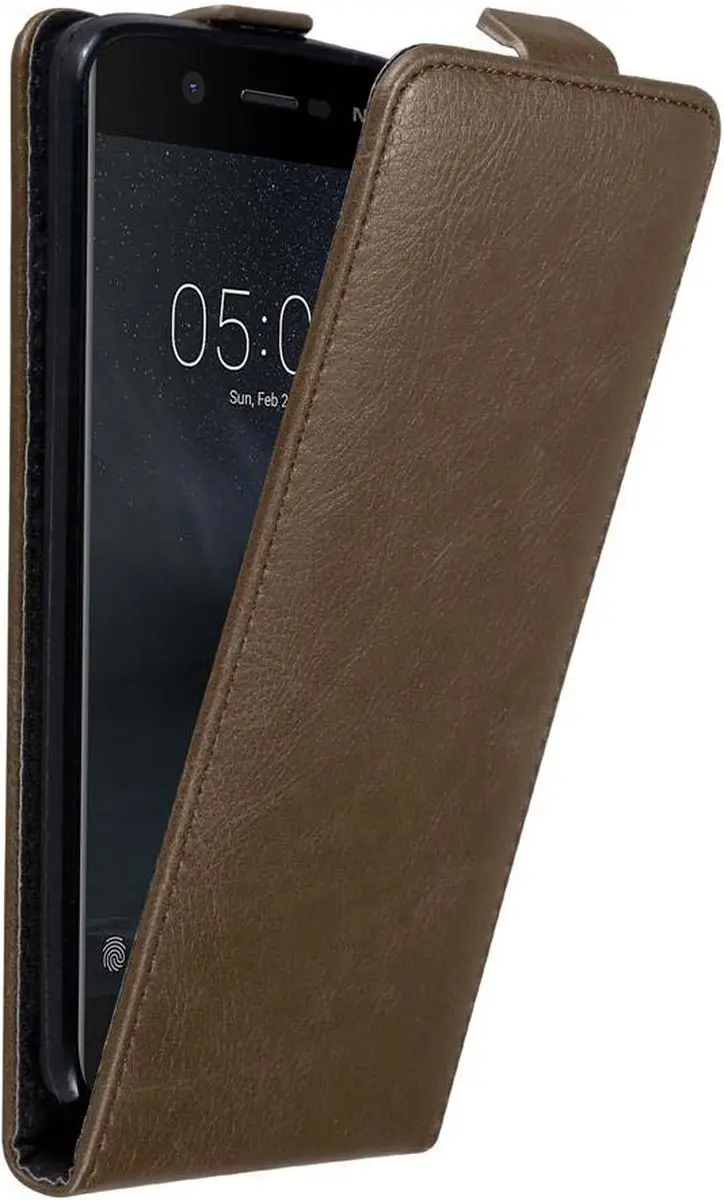 Cadorabo Hoesje geschikt voor Nokia 5 2017 in KOFFIE BRUIN