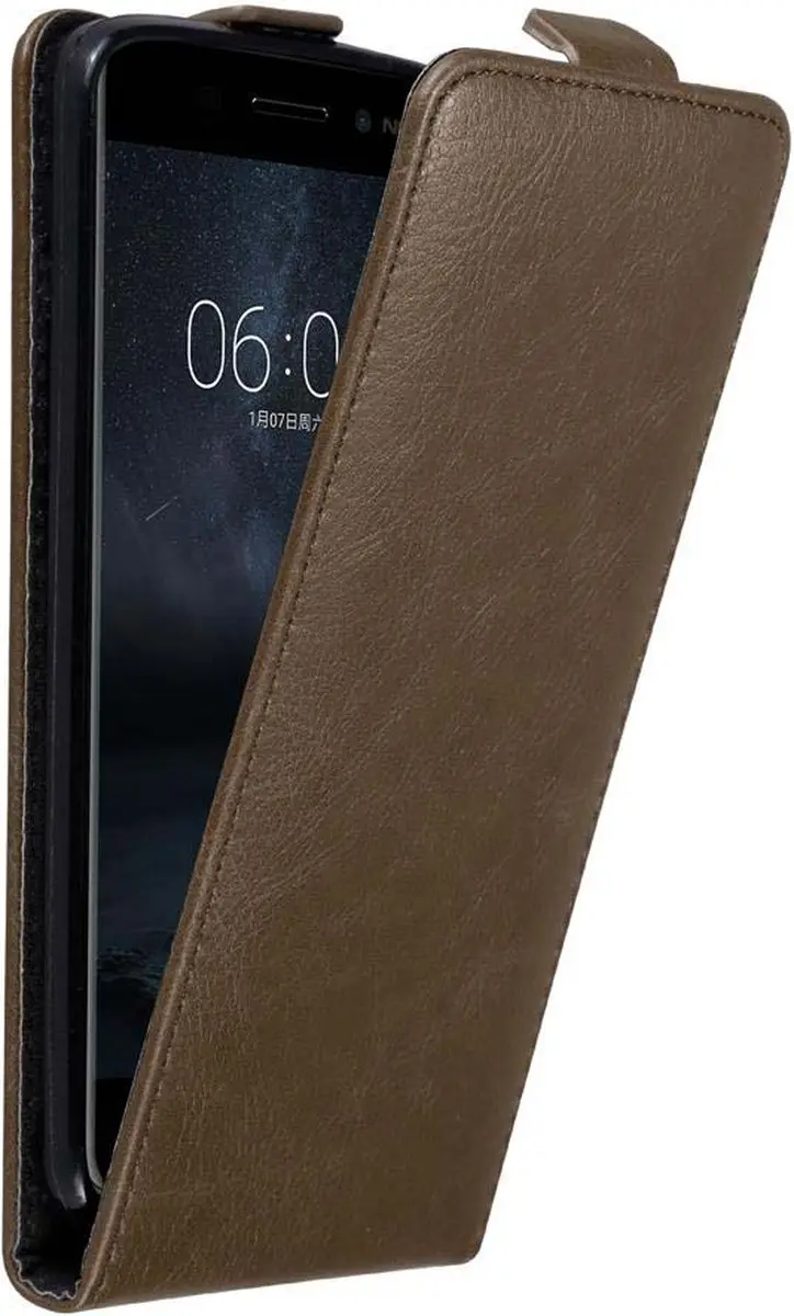 Cadorabo Hoesje geschikt voor Nokia 6 2017 in KOFFIE BRUIN