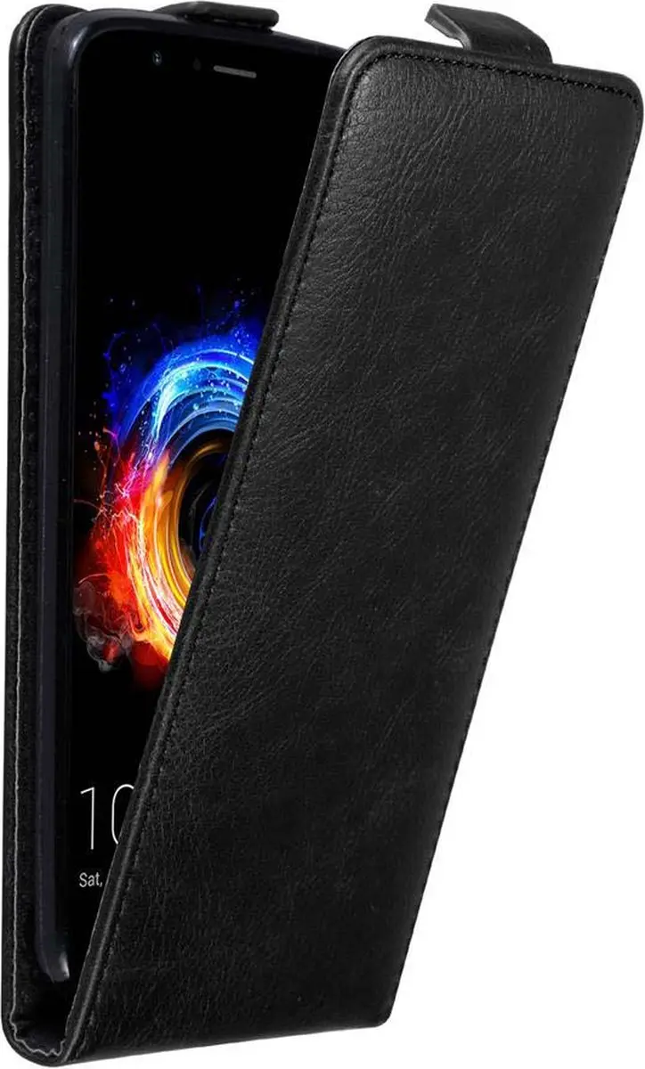 Cadorabo Hoesje geschikt voor Honor 8 PRO in ZWARTE NACHT