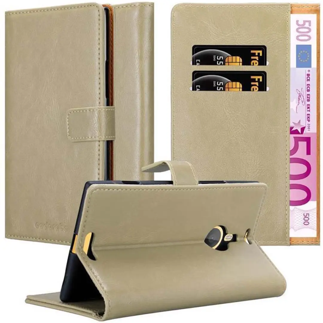 Cadorabo Hoesje geschikt voor Nokia Lumia 1520 in CAPPUCCINO BRUIN