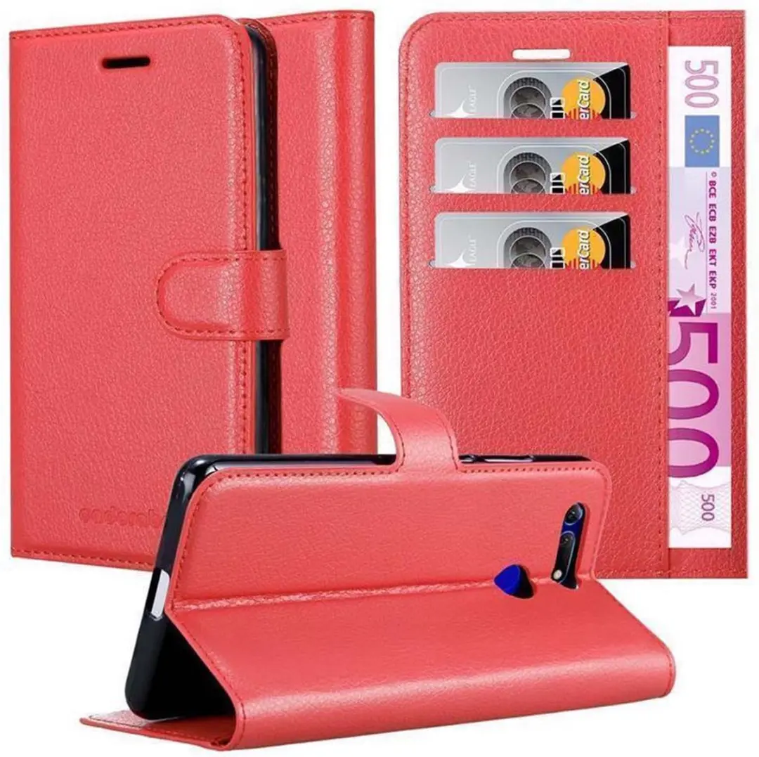 Cadorabo Hoesje geschikt voor Honor View 20 in KARMIJN ROOD