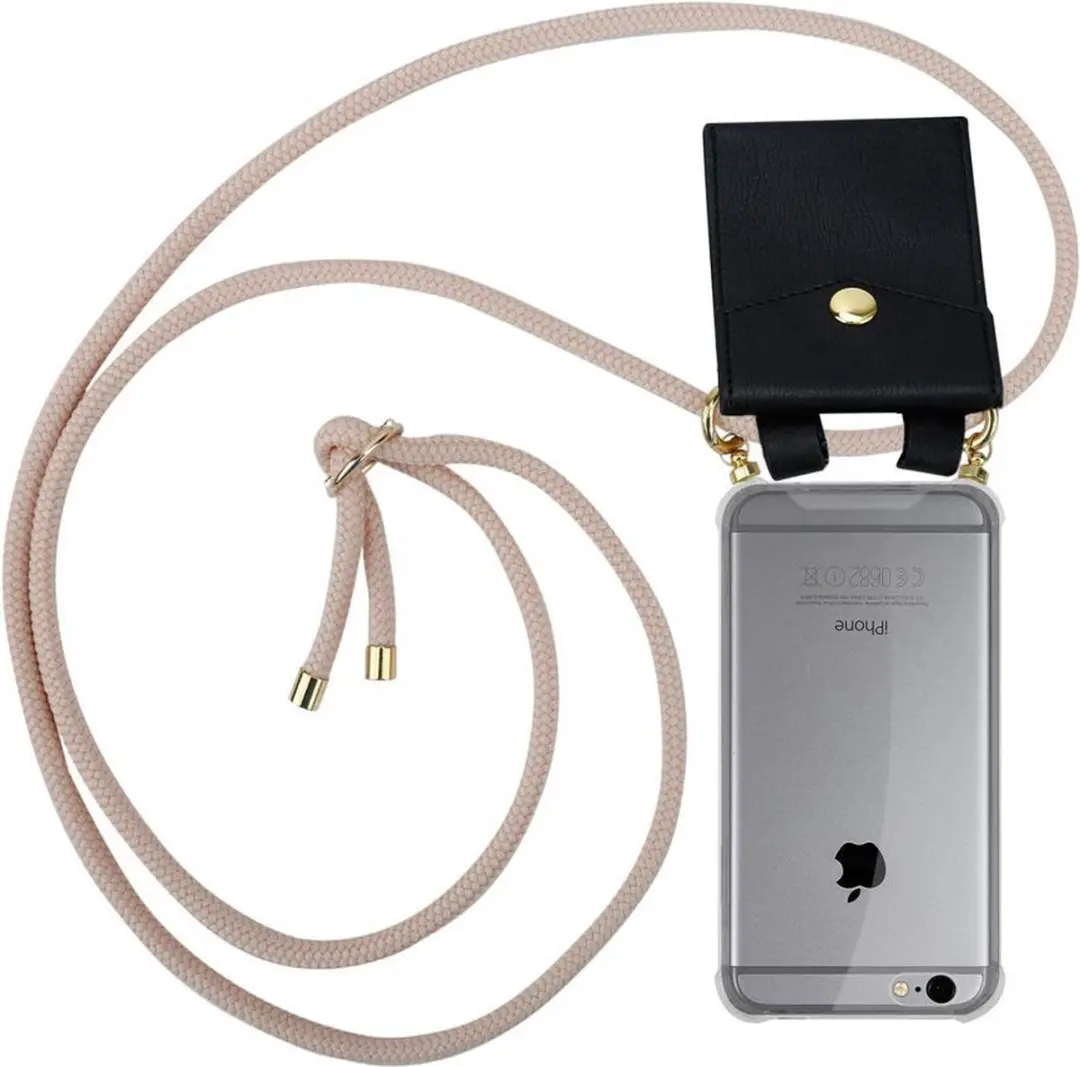Cadorabo Hoesje geschikt voor Apple iPhone 6 / 6S in PEARLY ROSE GOUD