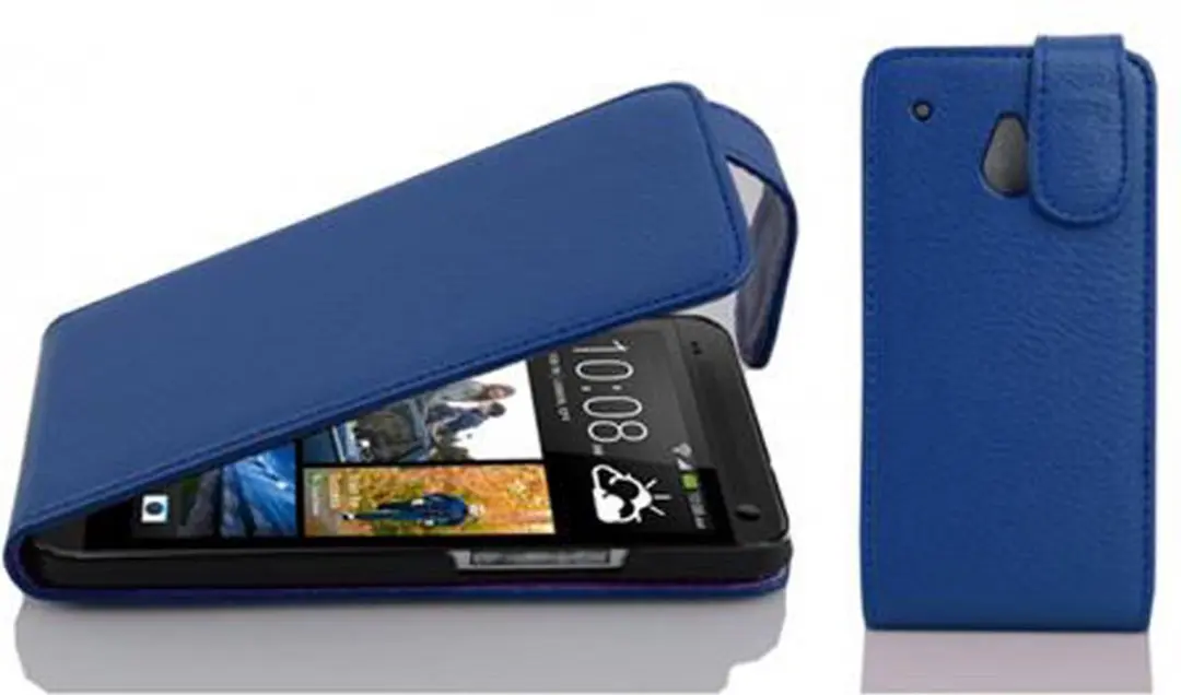 Cadorabo Hoesje geschikt voor HTC ONE M4 MINI in KONINGSBLAUW