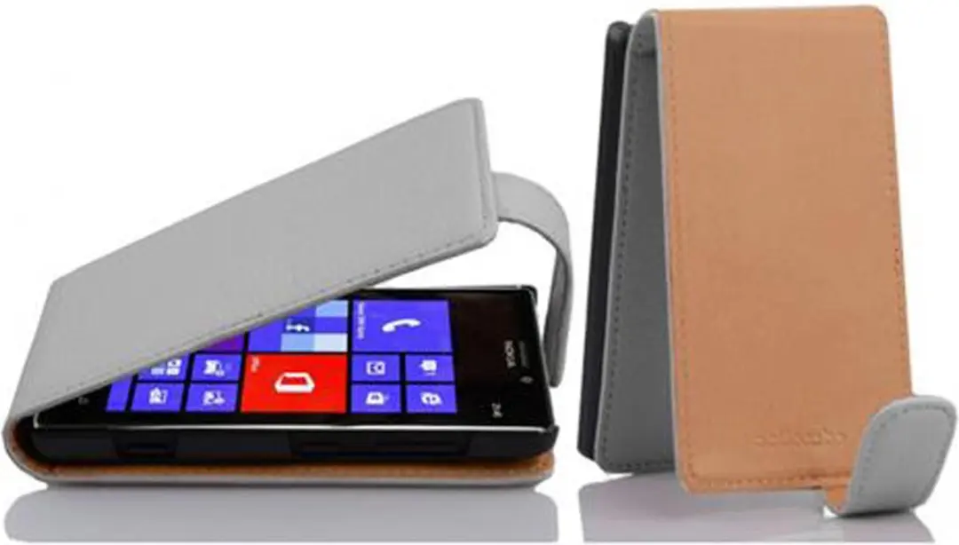 Cadorabo Hoesje geschikt voor Nokia Lumia 925 in MAGNESIUM WIT