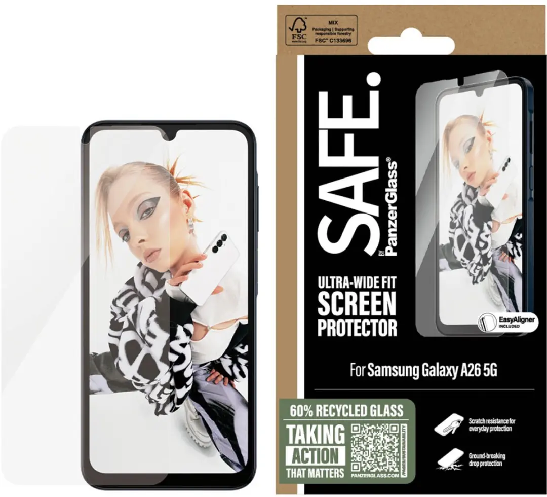 PanzerGlass SAFE Galaxy A26 Screenprotector SARNUWFG38541 - afbeelding 4 van 4