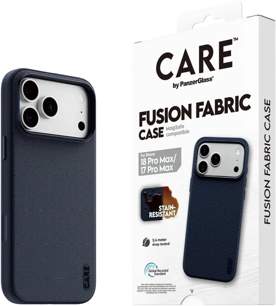 PanzerGlass CARE Hoesje CR17855 iPhone 18 Pro Max - Blauw - afbeelding 2 van 6