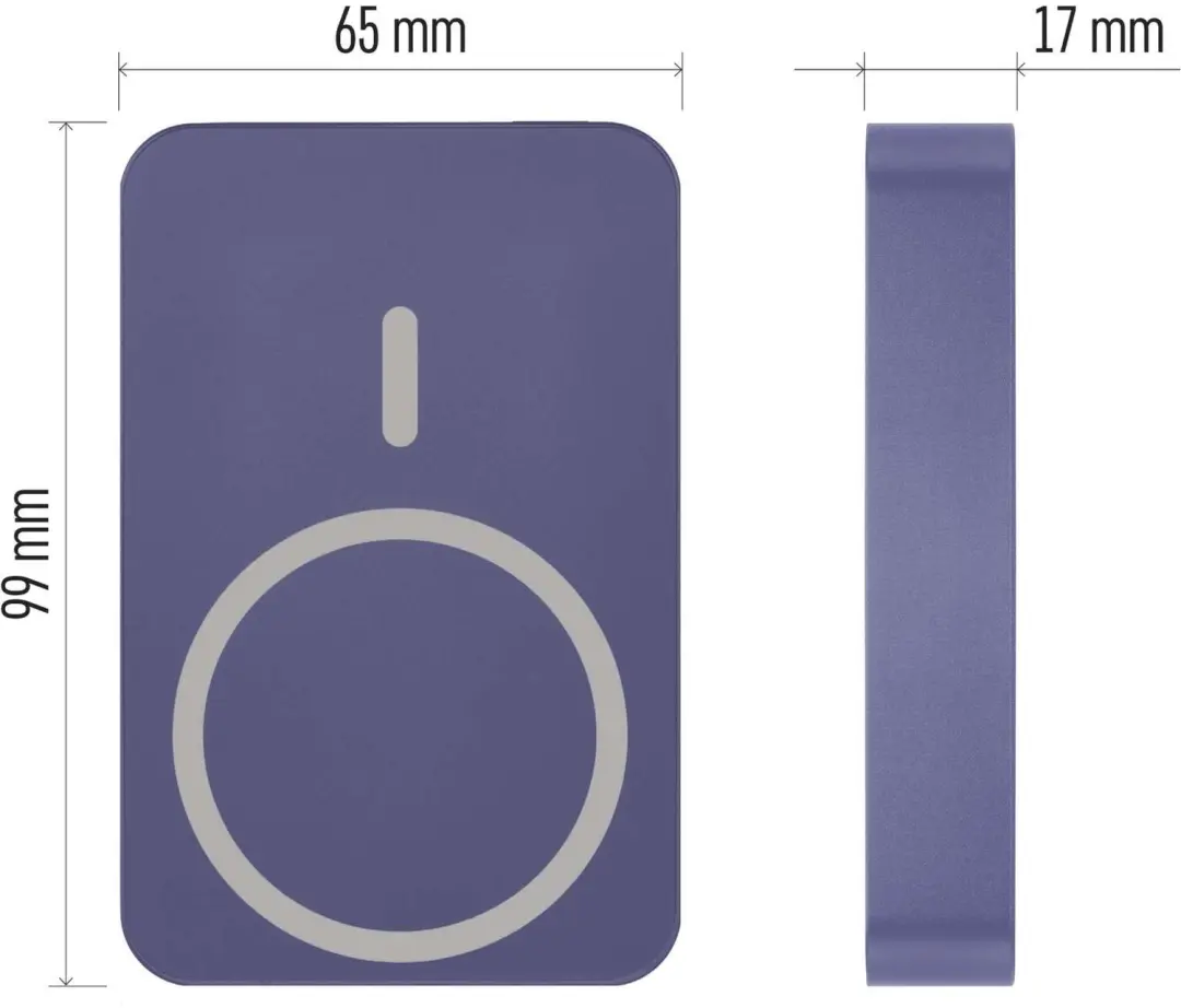 Emos WI 1046 Powerbank - 10.000mAh - 20W - Blauw - afbeelding 4 van 6