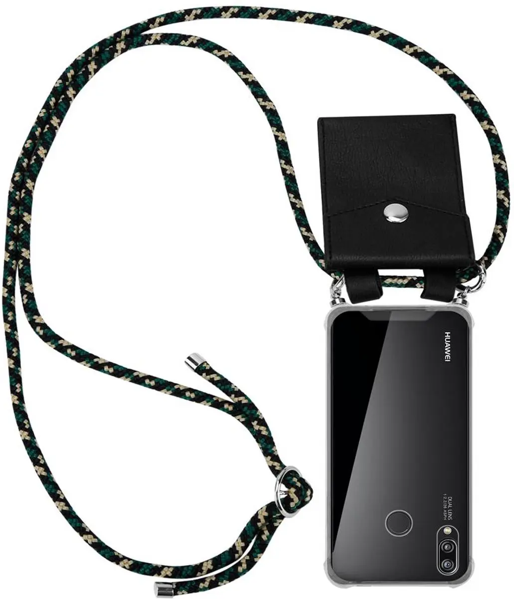 Cadorabo Hoesje geschikt voor Huawei P20 LITE 2018 / NOVA 3E in CAMOUFLAGE
