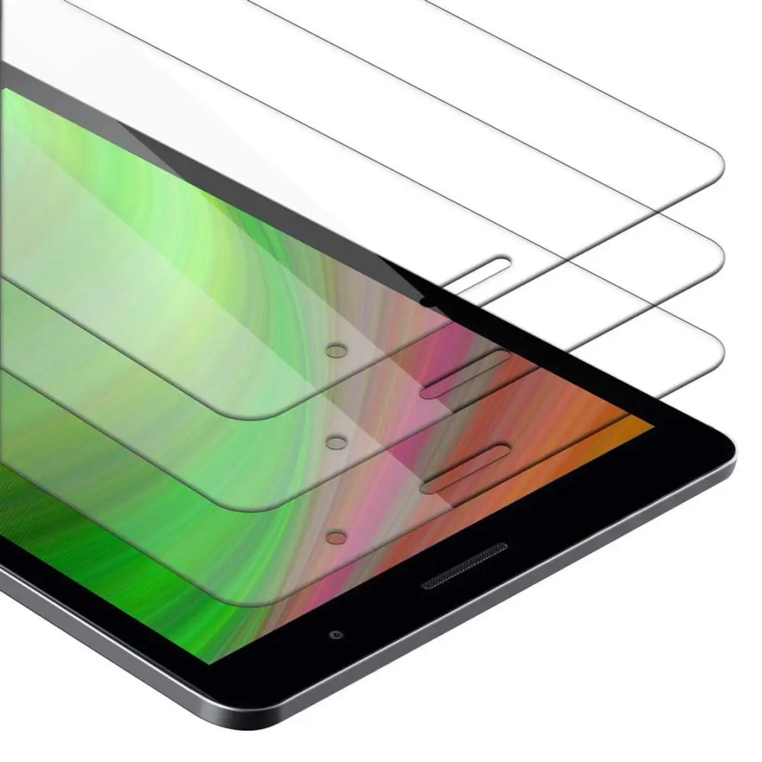 Cadorabo 3x Screenprotector geschikt voor Huawei MediaPad T3 8 (8.0 Zoll) in KRI