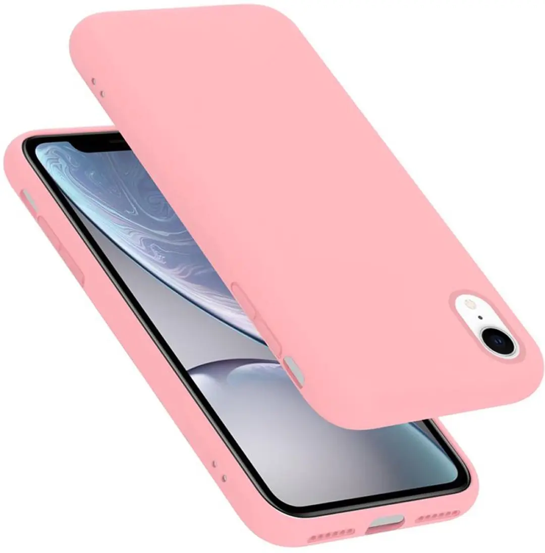 Cadorabo Hoesje geschikt voor Apple iPhone XR in LIQUID ROZE