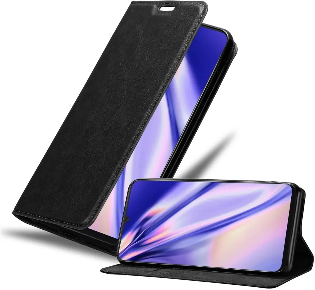 Cadorabo Hoesje geschikt voor Oppo A91 in ZWARTE NACHT