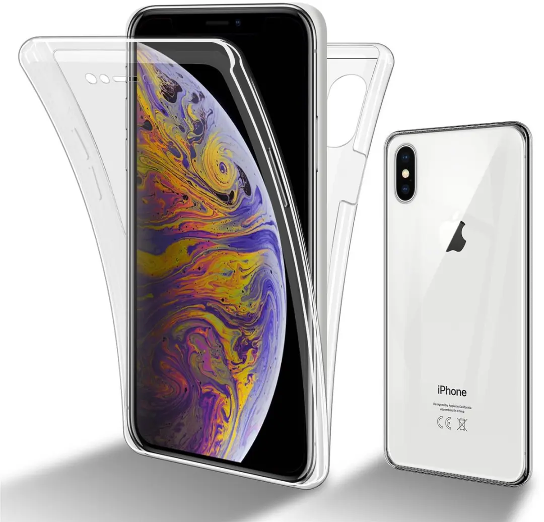Cadorabo Hoesje geschikt voor Apple iPhone XS MAX in TRANSPARANT