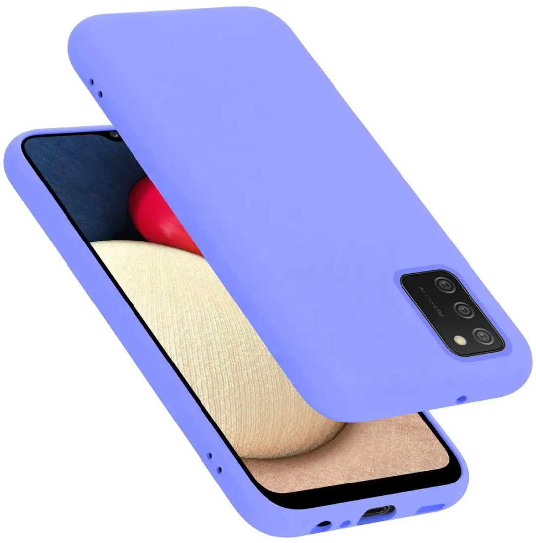 Cadorabo Hoesje geschikt voor Samsung Galaxy A02s in LIQUID LICHT PAARS
