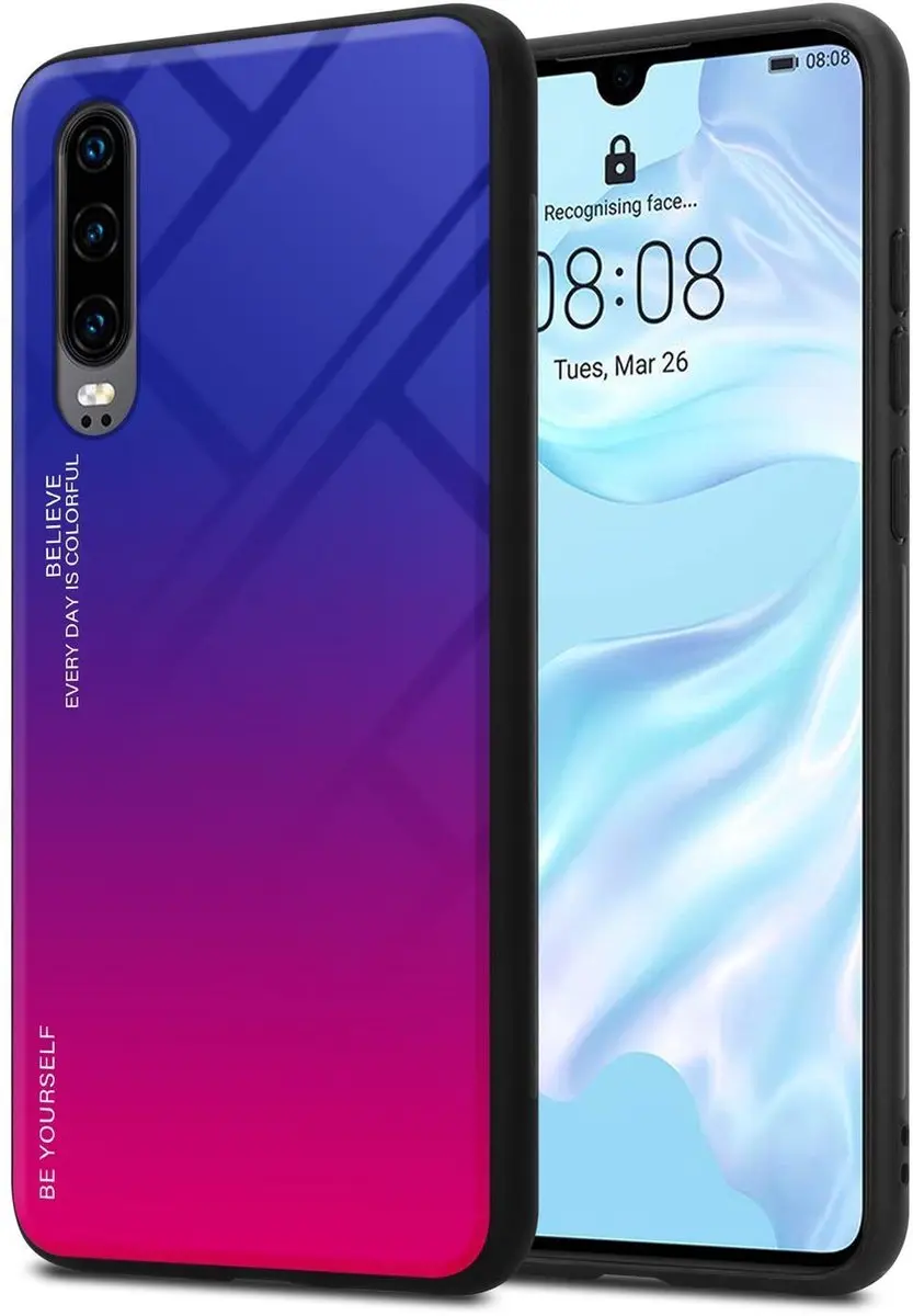 Cadorabo Hoesje geschikt voor Huawei P30 in PAARS