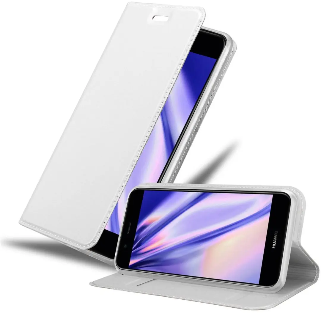 Cadorabo Hoesje geschikt voor Huawei NOVA 2 in CLASSY ZILVER