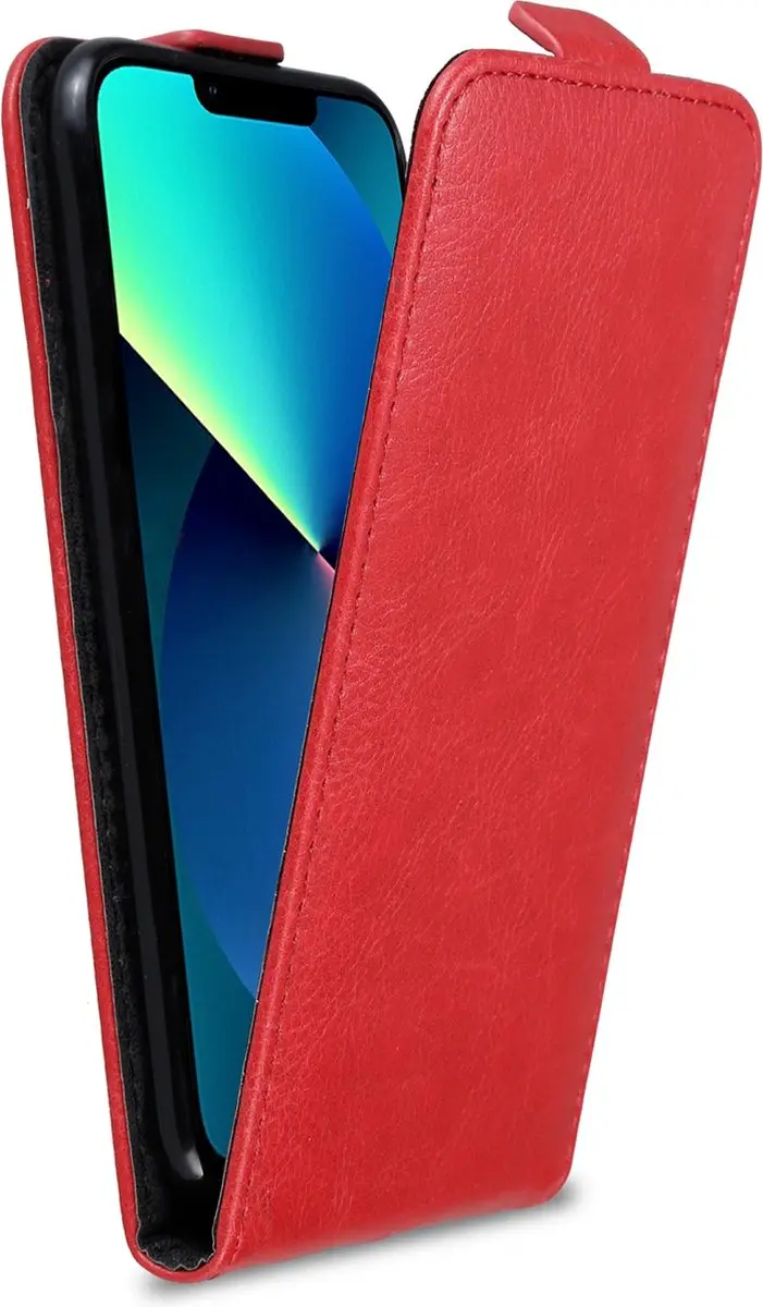 Cadorabo Hoesje geschikt voor Apple iPhone 13 MINI in CHILI ROOD