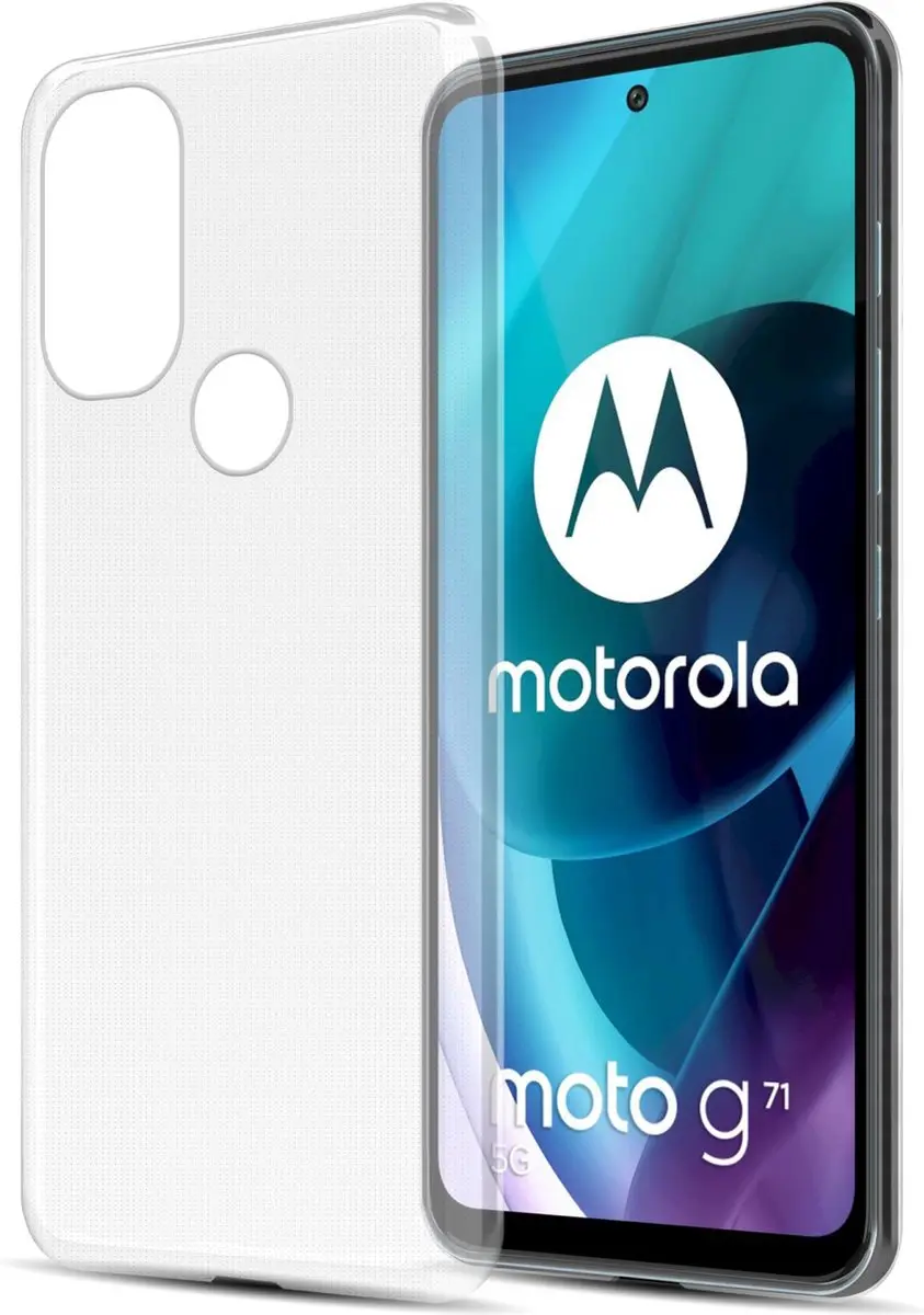 Cadorabo Hoesje geschikt voor Motorola MOTO G71 5G in VOLLEDIG TRANSPARANT