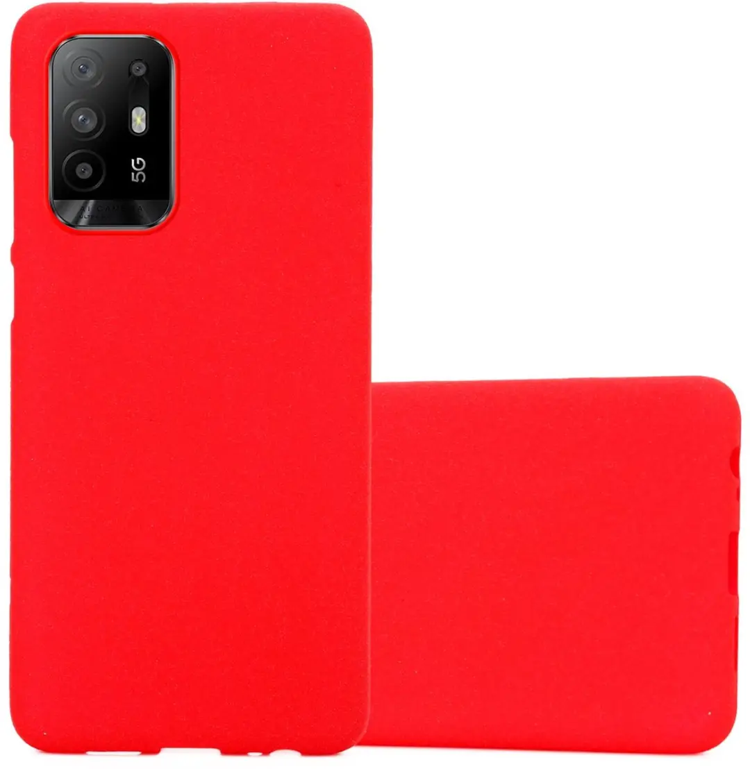 Cadorabo Hoesje geschikt voor Oppo A94 5G in FROST ROOD