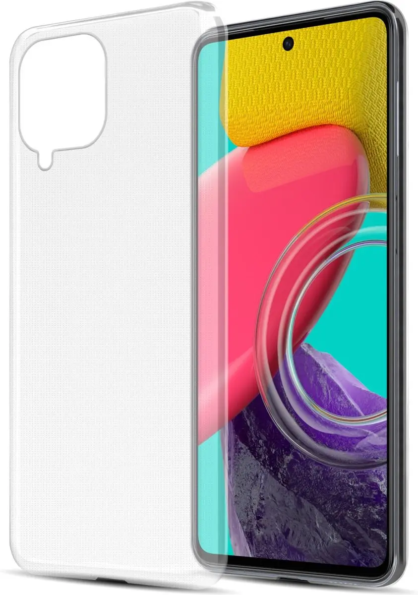 Cadorabo Hoesje geschikt voor Samsung Galaxy M53 5G in VOLLEDIG TRANSPARANT