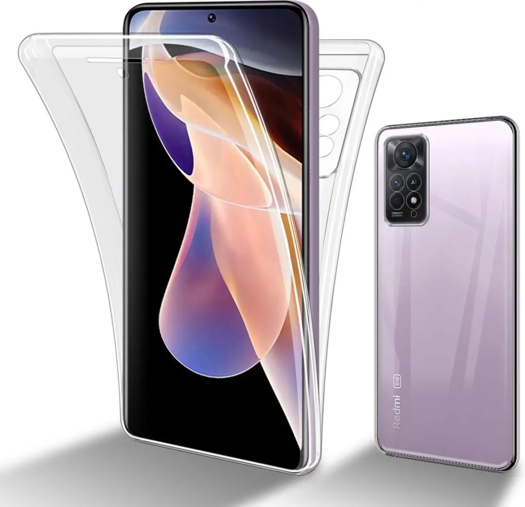 Cadorabo Hoesje geschikt voor Xiaomi RedMi NOTE 11 PRO 4G / 5G in TRANSPARANT