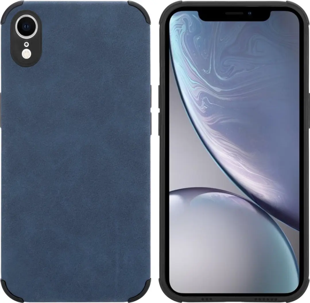 Cadorabo Hoesje geschikt voor Apple iPhone XR in Saffier Blauw