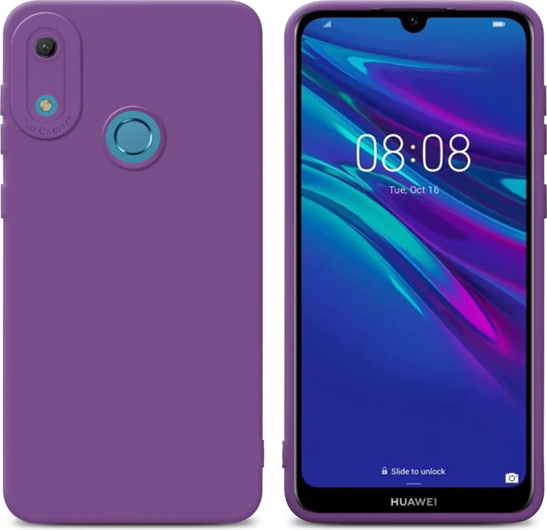 Cadorabo Hoesje geschikt voor Huawei Y6 2019 in FLUID MAT PAARS