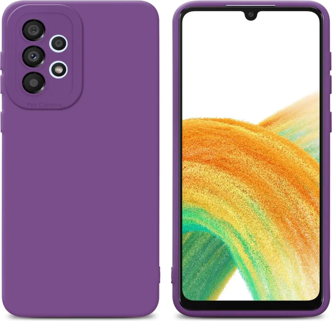 Cadorabo Hoesje geschikt voor Samsung Galaxy A32 4G in FLUID MAT PAARS