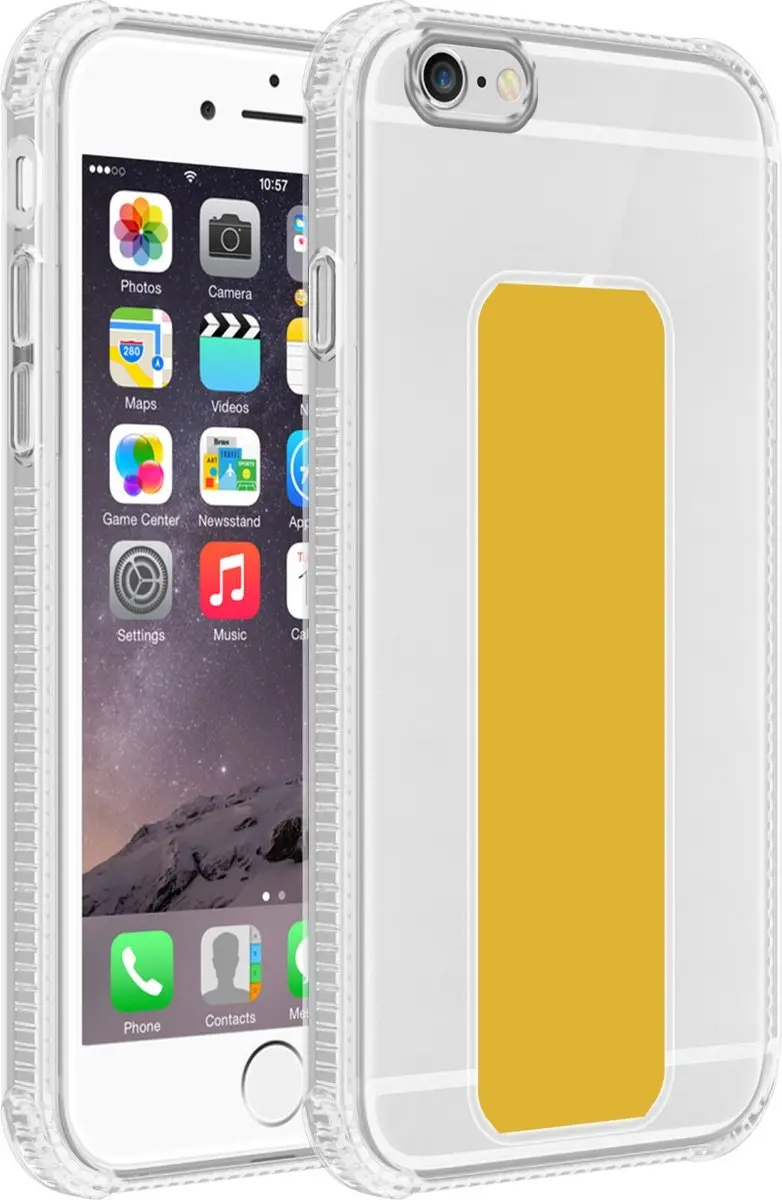 Cadorabo Hoesje geschikt voor Apple iPhone 6 / 6S in GEEL