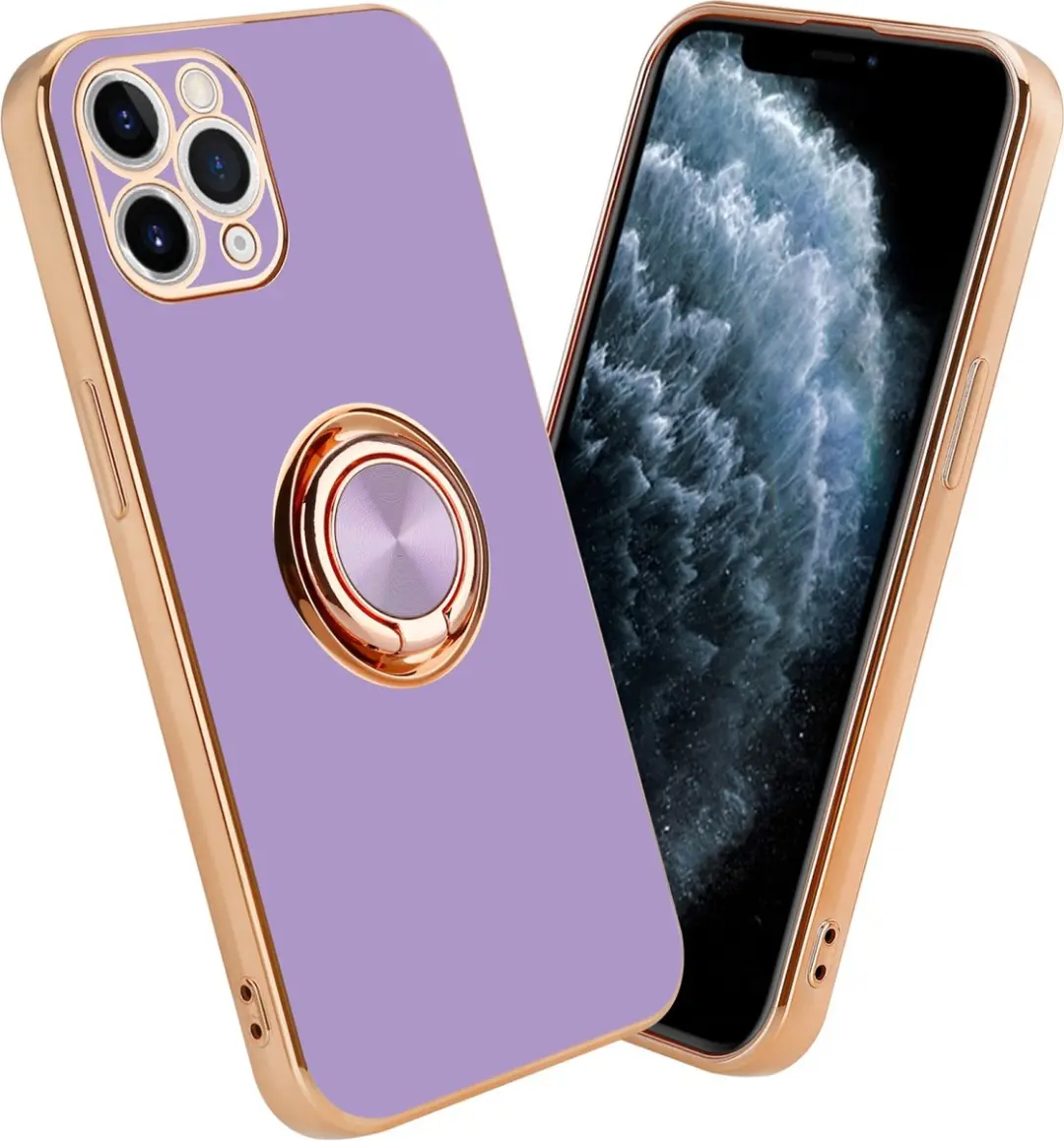 Cadorabo Hoesje geschikt voor Apple iPhone 11 PRO in Glossy Licht Paars