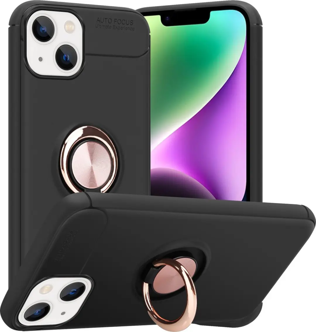 Cadorabo Hoesje geschikt voor Apple iPhone 14 PLUS in ZWART