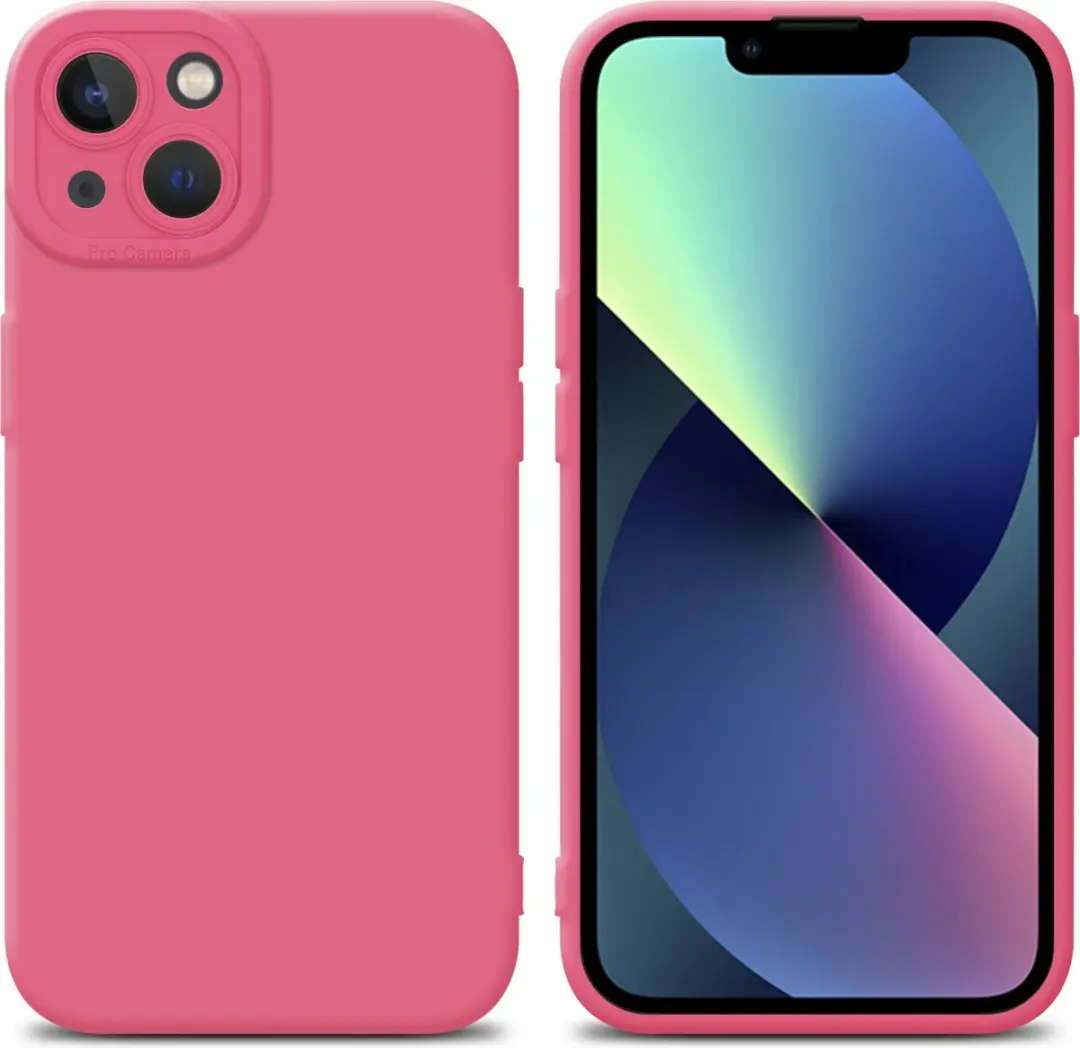 Cadorabo Hoesje geschikt voor Apple iPhone 14 PLUS in FLUID ROOD