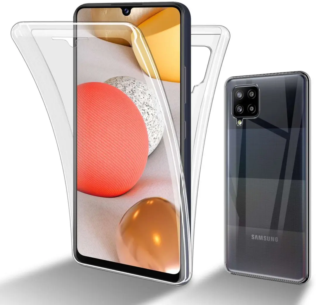 Cadorabo Hoesje geschikt voor Samsung Galaxy A42 4G in TRANSPARANT